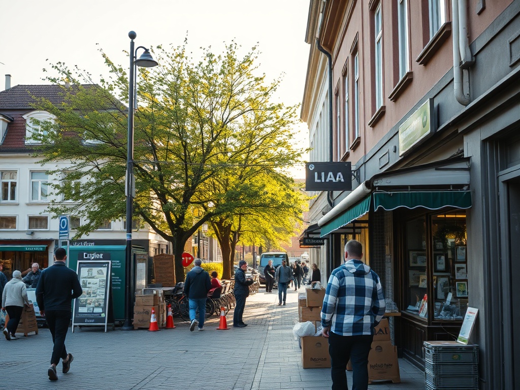 Uczestnicy X Tczewskich Targów Pracy rozmawiają z przedstawicielami firm, szukając ofert pracy i informacji o rozwoju kariery.