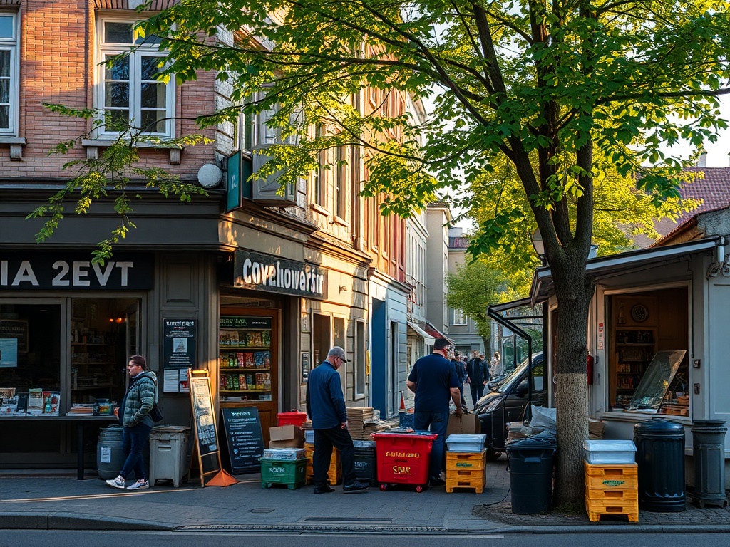 Uczestnicy programu Rowerem do Pracy Tczew cieszący się jazdą na rowerze po mieście.